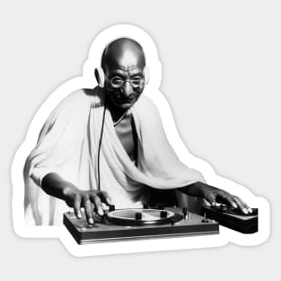 Gandhi DJ 2 Sticker